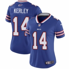 Women's Nike Buffalo Bills #14 Jeremy Kerley Royal Blue Team Color Vapor Untouchable Limited Player NFL Jersey