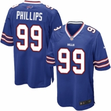 Men's Nike Buffalo Bills #99 Harrison Phillips Game Royal Blue Team Color NFL Jersey