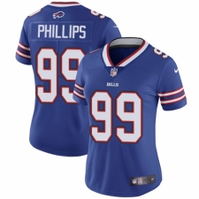 Women's Nike Buffalo Bills #99 Harrison Phillips Royal Blue Team Color Vapor Untouchable Elite Player NFL Jersey