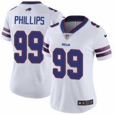 Women's Nike Buffalo Bills #99 Harrison Phillips White Vapor Untouchable Elite Player NFL Jersey