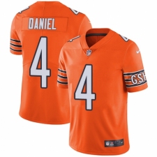 Men's Nike Chicago Bears #4 Chase Daniel Limited Orange Rush Vapor Untouchable NFL Jersey