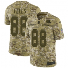 Men's Nike Cleveland Browns #88 Darren Fells Limited Camo 2018 Salute to Service NFL Jersey
