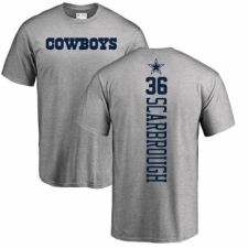 NFL Nike Dallas Cowboys #36 Bo Scarbrough Ash Backer T-Shirt