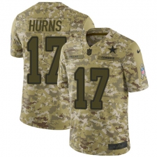 Men's Nike Dallas Cowboys #17 Allen Hurns Limited Camo 2018 Salute to Service NFL Jersey