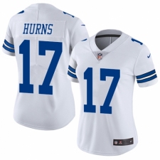 Women's Nike Dallas Cowboys #17 Allen Hurns White Vapor Untouchable Limited Player NFL Jersey