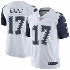 Youth Nike Dallas Cowboys #17 Allen Hurns Limited White Rush Vapor Untouchable NFL Jersey