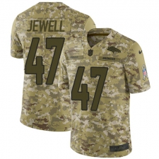 Men's Nike Denver Broncos #47 Josey Jewell Limited Camo 2018 Salute to Service NFL Jersey