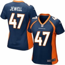 Women's Nike Denver Broncos #47 Josey Jewell Game Navy Blue Alternate NFL Jersey