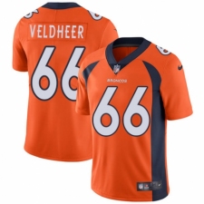 Men's Nike Denver Broncos #66 Jared Veldheer Orange Team Color Vapor Untouchable Limited Player NFL Jersey