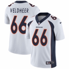Men's Nike Denver Broncos #66 Jared Veldheer White Vapor Untouchable Limited Player NFL Jersey