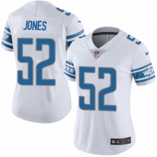 Women's Nike Detroit Lions #52 Christian Jones White Vapor Untouchable Elite Player NFL Jersey
