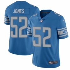 Youth Nike Detroit Lions #52 Christian Jones Blue Team Color Vapor Untouchable Limited Player NFL Jersey