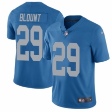 Men's Nike Detroit Lions #29 LeGarrette Blount Blue Alternate Vapor Untouchable Limited Player NFL Jersey