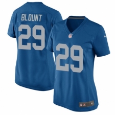 Women's Nike Detroit Lions #29 LeGarrette Blount Game Blue Alternate NFL Jersey