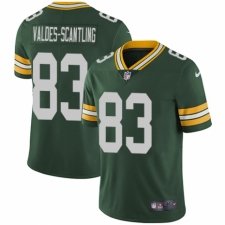 Men's Nike Green Bay Packers #83 Marquez Valdes-Scantling Green Team Color Vapor Untouchable Limited Player NFL Jersey