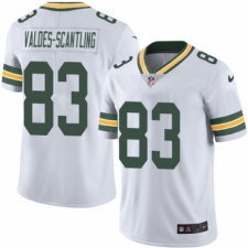 Men's Nike Green Bay Packers #83 Marquez Valdes-Scantling White Vapor Untouchable Limited Player NFL Jersey