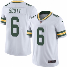 Youth Nike Green Bay Packers #6 JK Scott White Vapor Untouchable Elite Player NFL Jersey