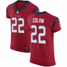 Men's Nike Houston Texans #22 Aaron Colvin Red Alternate Vapor Untouchable Elite Player NFL Jersey