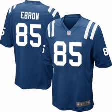 Men's Nike Indianapolis Colts #85 Eric Ebron Game Royal Blue Team Color NFL Jersey