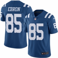 Men's Nike Indianapolis Colts #85 Eric Ebron Limited Royal Blue Rush Vapor Untouchable NFL Jersey