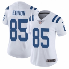 Women's Nike Indianapolis Colts #85 Eric Ebron White Vapor Untouchable Elite Player NFL Jersey