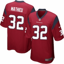 Men's Nike Houston Texans #32 Tyrann Mathieu Game Red Alternate NFL Jersey