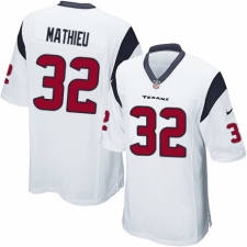 Men's Nike Houston Texans #32 Tyrann Mathieu Game White NFL Jersey