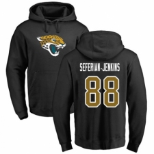 NFL Nike Jacksonville Jaguars #88 Austin Seferian-Jenkins Black Name & Number Logo Pullover Hoodie