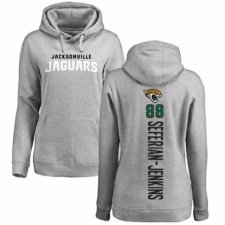 NFL Women's Nike Jacksonville Jaguars #88 Austin Seferian-Jenkins Ash Backer Pullover Hoodie