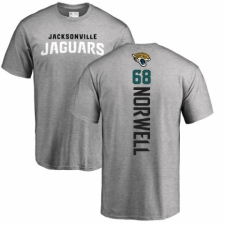 NFL Nike Jacksonville Jaguars #68 Andrew Norwell Ash Backer T-Shirt