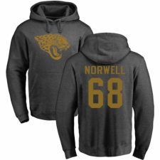 NFL Nike Jacksonville Jaguars #68 Andrew Norwell Ash One Color Pullover Hoodie