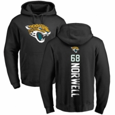 NFL Nike Jacksonville Jaguars #68 Andrew Norwell Black Backer Pullover Hoodie
