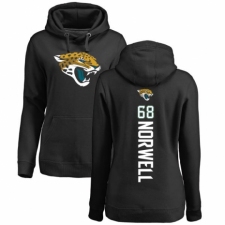 NFL Women's Nike Jacksonville Jaguars #68 Andrew Norwell Black Backer Pullover Hoodie