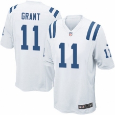 Men's Nike Indianapolis Colts #11 Ryan Grant Game White NFL Jersey