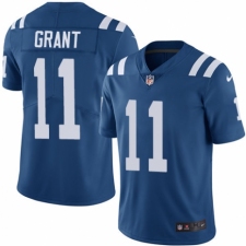 Men's Nike Indianapolis Colts #11 Ryan Grant Royal Blue Team Color Vapor Untouchable Limited Player NFL Jersey