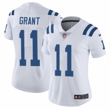 Women's Nike Indianapolis Colts #11 Ryan Grant White Vapor Untouchable Elite Player NFL Jersey