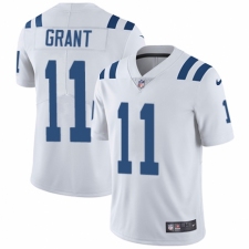 Youth Nike Indianapolis Colts #11 Ryan Grant White Vapor Untouchable Limited Player NFL Jersey