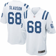 Men's Nike Indianapolis Colts #68 Matt Slauson Game White NFL Jersey
