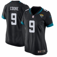 Women's Nike Jacksonville Jaguars #9 Logan Cooke Game Teal Green Team Color NFL Jersey
