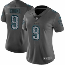 Women's Nike Jacksonville Jaguars #9 Logan Cooke Gray Static Vapor Untouchable Limited NFL Jersey