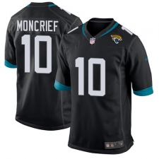 Men's Nike Jacksonville Jaguars #10 Donte Moncrief Game Black Team Color NFL Jersey