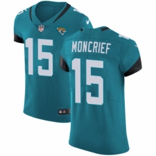 Men's Nike Jacksonville Jaguars #15 Donte Moncrief Black Alternate Vapor Untouchable Elite Player NFL Jersey
