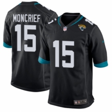 Men's Nike Jacksonville Jaguars #15 Donte Moncrief Game Teal Green Team Color NFL Jersey