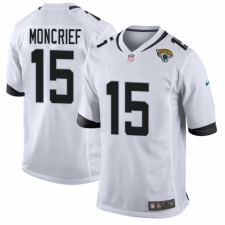 Men's Nike Jacksonville Jaguars #15 Donte Moncrief Game White NFL Jersey