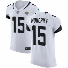 Men's Nike Jacksonville Jaguars #15 Donte Moncrief White Vapor Untouchable Elite Player NFL Jersey