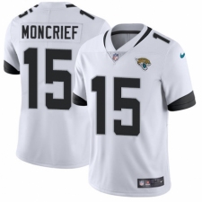 Men's Nike Jacksonville Jaguars #15 Donte Moncrief White Vapor Untouchable Limited Player NFL Jersey