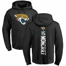 NFL Nike Jacksonville Jaguars #15 Donte Moncrief Black Backer Pullover Hoodie