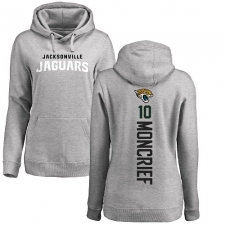 NFL Women's Nike Jacksonville Jaguars #10 Donte Moncrief Ash Backer Pullover Hoodie