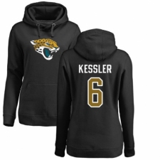 NFL Women's Nike Jacksonville Jaguars #6 Cody Kessler Black Name & Number Logo Pullover Hoodie