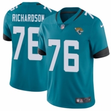 Men's Nike Jacksonville Jaguars #76 Will Richardson Black Alternate Vapor Untouchable Limited Player NFL Jersey